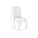 Ver imagem 2 de Kit 2 Cadeiras Sala Jantar 2cad152 2 Un Freijo/veludo Bege A036 - Kappesberg