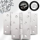 Ver imagem 6 de Dobradiça para Porta Casanova Embutir com Rolamento Inox 4 x 3 2.0mm 70kg 3 Unidades