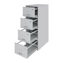 Ver imagem 2 de Arquivo Office - 4 Gavetas - Linha Pesada Chapa #22 - Fatto Ofr 4 Ofr - Rolamento em Aço