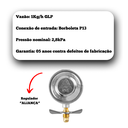 Ver mais imagens de Kit Dupla Saídas de Gás Registro Aliança 1kg Flexível:1m + 3m