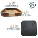 Ver imagem 6 de Descanso de Copo Cerveja em Couro Porta Copo Mesa
