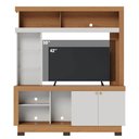Ver imagem 7 de Estante Painel para Tv 50 Pol Minas C05 Freijó/off White - Mpozenato