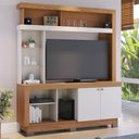 Ver imagem 2 de Estante Painel para Tv 50 Pol Minas C05 Freijó/off White - Mpozenato