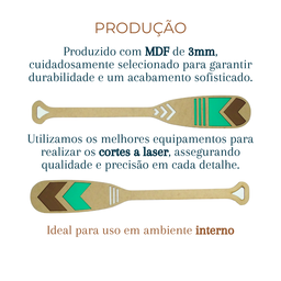 Remos Decorativos Grande Decoracao Parede Praia Mdf - 3