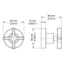 Ver imagem 2 de Acabamento para Registro Docol Invicta 723106 Docolbase Cromado