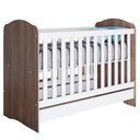 Ver imagem 1 de Berco Mini Cama Grade Fixa 133x68 Cm Bala de Menta Rustico Branco Henn