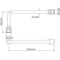 Chave Biela Tramontina 17mm 42805/117 - 2