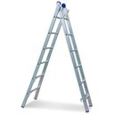 Ver imagem 1 de Escada Alumínio Mor 3,30M Extensível Dobrável 6/12 Degraus