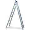 Escada Alumínio Mor 3,30M Extensível Dobrável 6/12 Degraus - 1