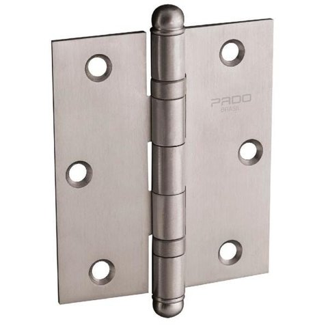 Dobradiça Com Rolamento Cromo Acetinado 3.1/2x3 (3530) C/3 Peças - Pado 000000000058018350