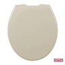 ASSENTO SANITARIO TAMPA PRIVADA ASTRA OVAL BEGE SOFT CLOSE - 2