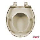 Ver imagem 3 de ASSENTO SANITARIO TAMPA PRIVADA ASTRA OVAL BEGE SOFT CLOSE
