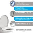 Ver imagem 4 de ASSENTO SANITARIO TAMPA PRIVADA ASTRA OVAL BEGE SOFT CLOSE