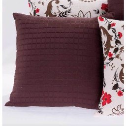 Kit 04 Capas para Almofadas Gorgurinho Texturizado - Café Cor 34 - 2