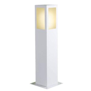 Poste Alumínio 50cm 1Xe27 Bolt Quad. PA-150 BR Ideal