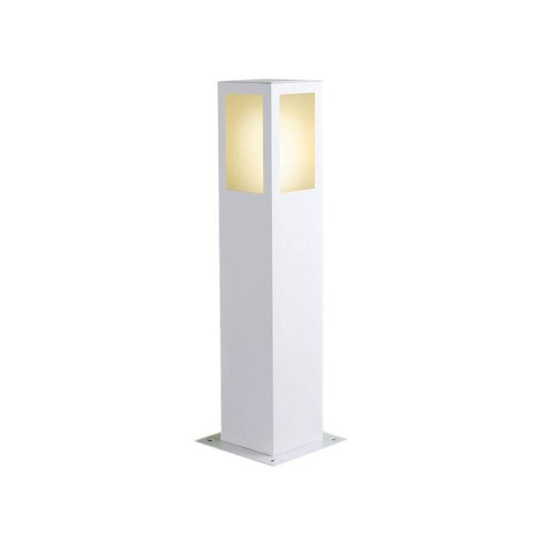 Poste Alumínio 50cm 1Xe27 Bolt Quad. PA-150 BR Ideal