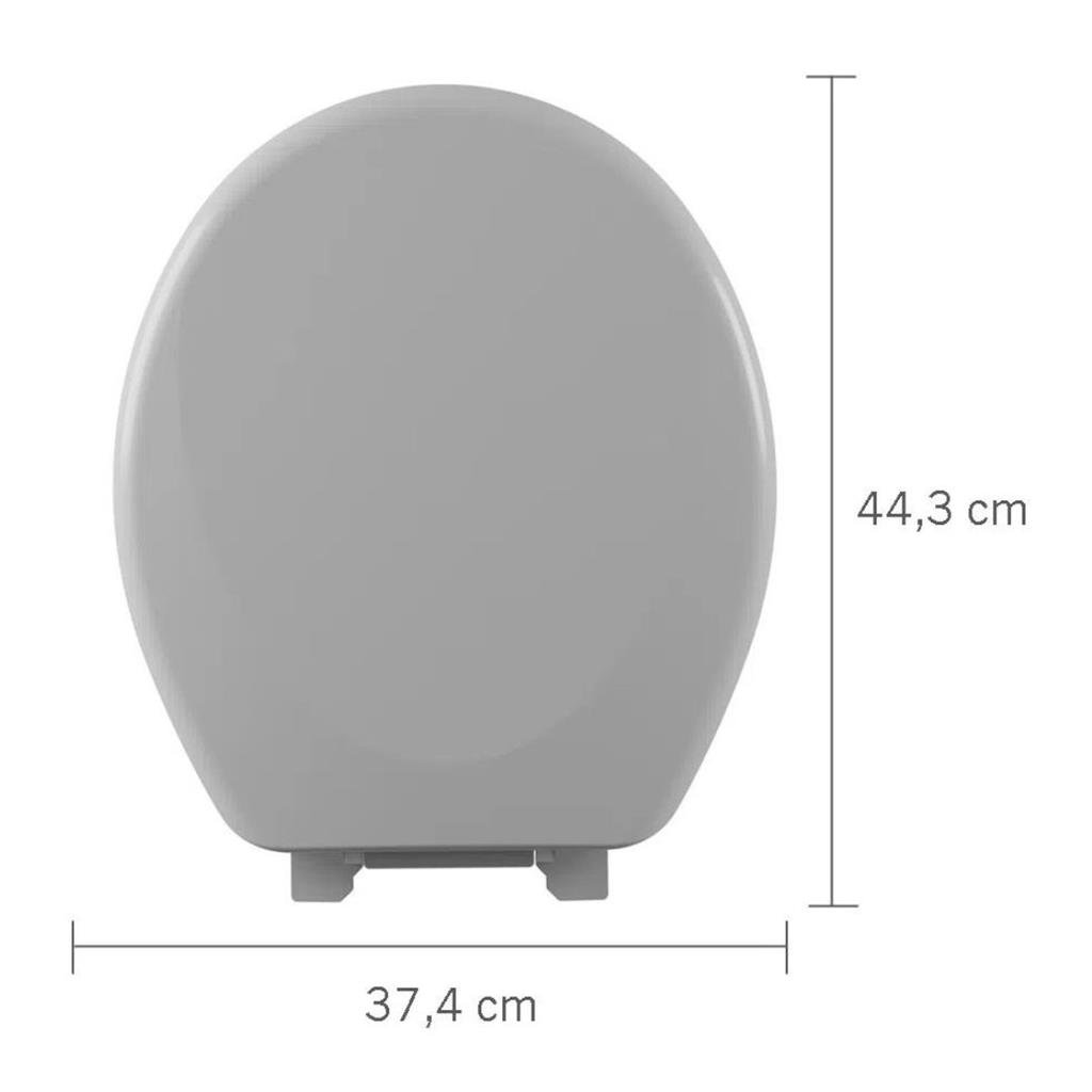 ASSENTO SANITARIO ASTRA OVAL SOFT CLOSE POLIPROPILENO - 3