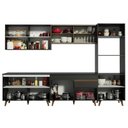 Ver imagem 7 de Cozinha Completa Reims Armário Balcão Preto Rustic Madesa