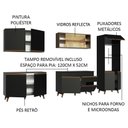 Ver imagem 2 de Cozinha Completa Reims Armário Balcão Preto Rustic Madesa