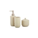 Ver imagem 1 de Kit para Lavabo em Cimento Creme com 3 Peças - Pré Venda Mart