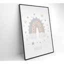 Ver imagem 4 de Quadro Infantil Boa Noite Estrelas Medidas 60x90 Cm Impressão Vidro Acrílico