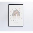 Ver imagem 5 de Quadro Infantil Boa Noite Estrelas Medidas 60x90 Cm Impressão Vidro Acrílico