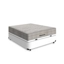 Ver imagem 3 de Cama Box Baú Casal 138 Tecido Sintético Branco com Colchão Ortobom Airtech Spring Pocket D26 Bege 70