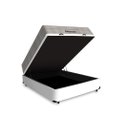 Ver imagem 2 de Cama Box Baú Casal 138 Tecido Sintético Branco com Colchão Ortobom Airtech Spring Pocket D26 Bege 70