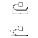 Ver imagem 2 de Porta Papel Higiênico de Cobre Block Meber Metais