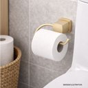Ver imagem 2 de Porta Papel Higiênico de Cobre Block Meber Metais Marrom/Dourado
