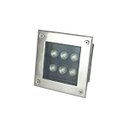 Ver imagem 1 de Embutido de Solo Quadrado Led 6w - Verde