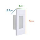 Ver imagem 2 de Kit 6x Luminária Balizador Led Parede Escada 3000k Caixa 4x2 St759