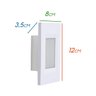 Luminária Balizador Led Parede Escada 6500k caixa 4x2 St759 - 2