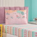 Ver imagem 1 de Jogo de Cama Lençol Bouti Infantil Kids Solteiro 02 Peças - Balão