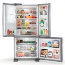 Ver imagem 4 de Geladeira Brastemp French Door Frost Free Inverse 515L - Inverter - Dispenser - Cromado