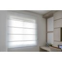 Ver imagem 1 de Persiana Romana (1,60Lar. x 1,50Alt.) Tecido Translucido Branco - Vogaflex