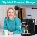 Ver imagem 7 de Casabrews Máquina de Espresso 20 Bar com Vaporizador de Leite (preto)