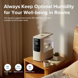 Levoit Umidificador 4.5l Ultrassônico Quente e Frio com Difusor de Óleos (branco) - 5