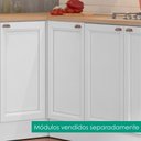 Ver imagem 2 de Balcao com Tampo Canto Reto 95 Cm 1 Porta Unna Branco Poliman