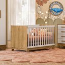 Ver imagem 4 de Berço Mini Cama 4315 Freijó Branco Acetinado + Colchão Ortobom Patoti Móveis