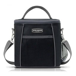 Bolsa Térmica Tam. G Lisa Preto 600d Nylon Jacki Design - 4