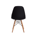 Ver imagem 5 de Conjunto Kit 4 Cadeiras Estofadas Charles Eames Botonê Preto com Base Madeira