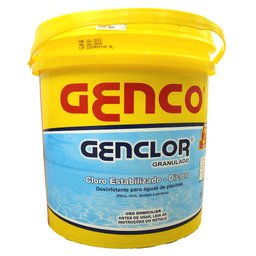 BALDE DE CLORO 10KG ESTABILIZADO GENCO - 6