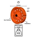 Ver imagem 2 de Aro Roda para Carrinho de Mão Aço Carbono 8pol 45 50 e 60l Minasul