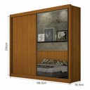 Ver imagem 2 de Guarda Roupa Solteiro Espelho 2 Portas Milano - Arbo Design