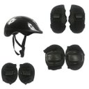 Ver imagem 1 de Kit de Proteção Infantil com Capacete Joelheira Cotoveleira Protetor de Mãos