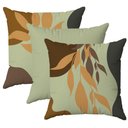 Ver imagem 2 de Kit Capas Almofadas Decorativas Folhas Nº7 45x45 - ID Decor