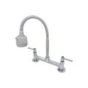 Ver imagem 1 de Torneira Misturador Cozinha Mesa Bancada Gourmet Tubo Flexível Cromado Duplo Jato Luxo