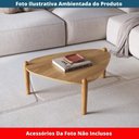 Ver imagem 6 de Mesa de Centro Orgânica Artesano 85 Cm (largura) em Mdp Hanover (mel) e Pés em Madeira Maciça