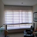 Ver imagem 2 de Cortina Persiana Double Vision Largura 1,20 X 1,30 Altura Sofisticada para Ambientes Internos